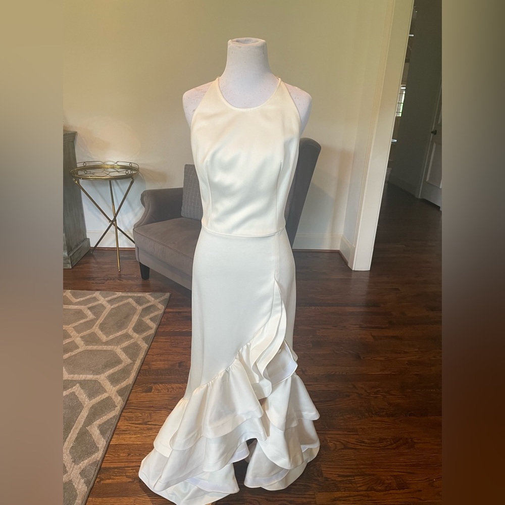 Beautiful NWT Bronx and Banco gown. Still on revolve for $620 size Small.